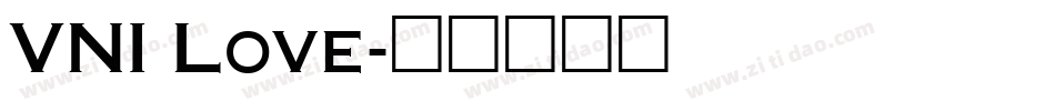 VNI Love字体转换